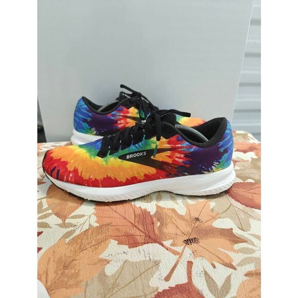 Brooks Launch 7 Tie Dye Rock n Roll Edition Men's Running Shoes Size 12.5 - Picture 1 of 9